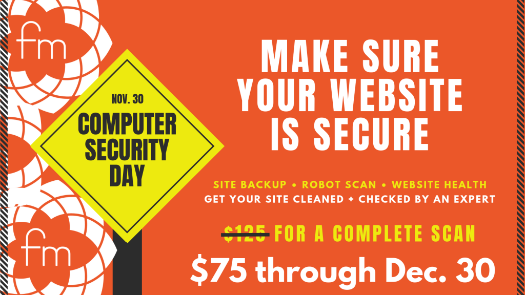 Tech Security with Faceted Media, website security, tech security, faceted media, Full service marketing agency Denver CO, computer security day, protect your wordpress website
