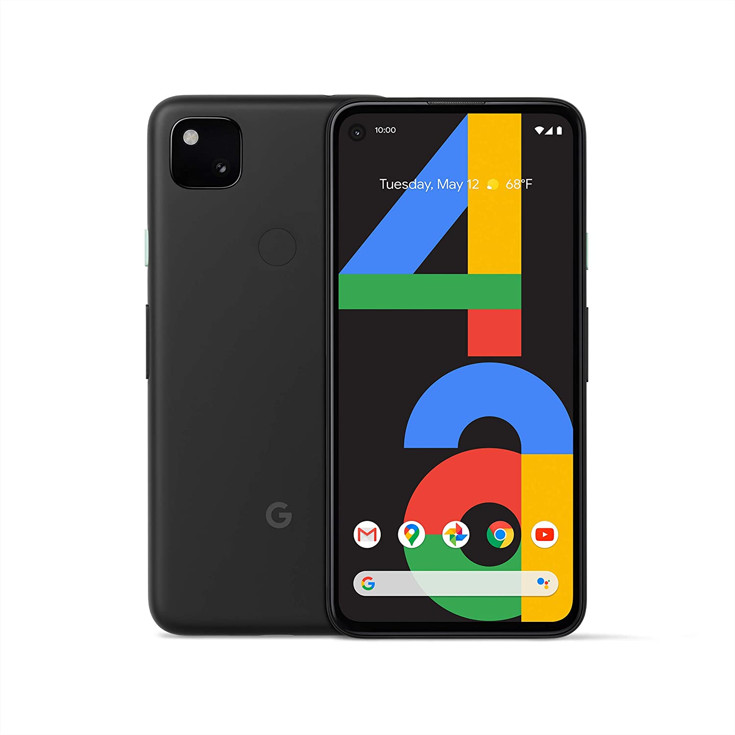 Up to 24 Hour Battery New Unlocked Android Smartphone Google Pixel 4a 128 GB of Storage Just Black